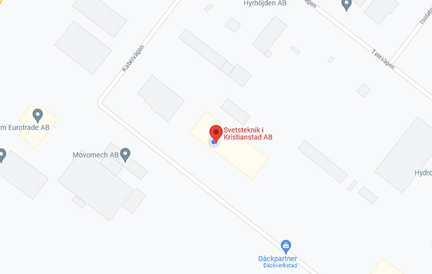 Karta till Svetsteknik i Kristianstad AB