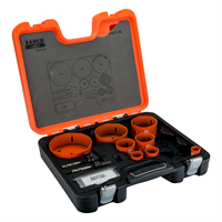 Sandflex Bimetallhålsågssats 25 mm - 114 mm - 12 st