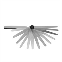 Slitsmått 0,05-1,00 mm (13 blad) 100 mm konisk rundad och 10 mm bredd