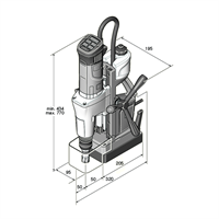 KBM 65 U Magnetborrmaskin