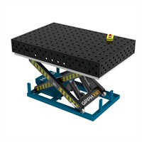 Svetsbord PRO 28 | 1500x1000mm | Diagonalt rutnät | Hydrauliskt