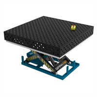 Svetsbord PRO 28 | 1500x1480mm | Diagonalt rutnät | Hydrauliskt