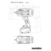 SSW 18 LTX 1450 BL | 1450Nm Mutterdragare | Batteri 18V Solo