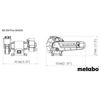 BS 200 Plus | Kombibänkbandslipmaskin | 230V