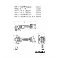 W 18 LT BL 11-125 | Ø125 mm Vinkelslip | Batteri 18V Solo