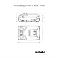 Batteripaket | LiHD CAS | 4,0Ah 18V