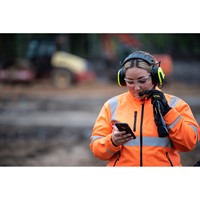 3M Peltor WS ALERT X Headset. MRX21A4WS6 huvudband kompatibelt med m.