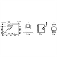 Steinberg Lyftmagnet - 100 kg 13 x 6.5 x 10.5 cm