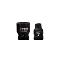 "m7_1/2"" Dr. Impact Socket 10mm Black, Laser logo"