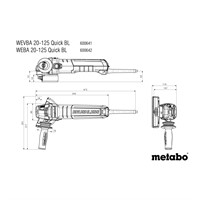 WEBA 20-125 | Ø125 mm Vinkelslip | 230V