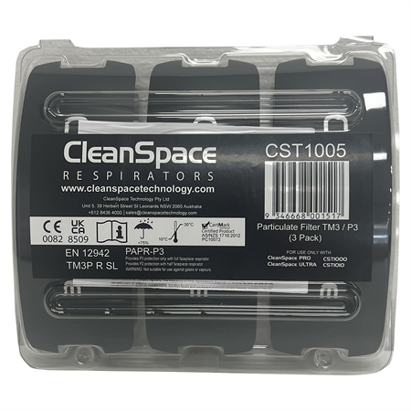 Standard HEPA partikelfilter TM3 P3 Filter (3pk) CleanSpace