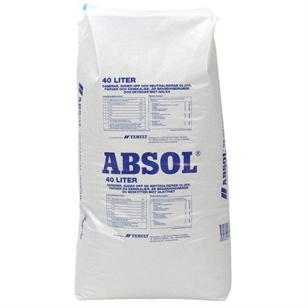 ABSORBENT ABSOL BLÅ 40L 16KG