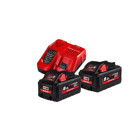 M18 HNRG-802 | M18 8,0AH | M12 4,0Ah | Snabbladdare