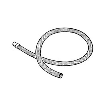 Slang Superflex ø45mm, svart, 5m