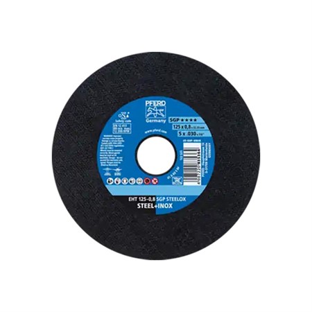 Kapskiva EHT 125x0,8mm A60 | SGP Steelox INOX