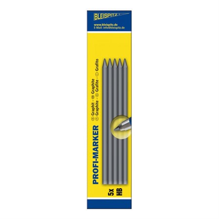 BLEISPITZ STift till Profi Marker 5ST vita