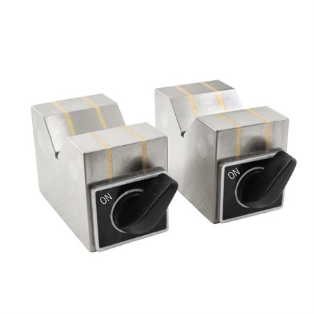 Magnetisk V-Block 70x40x50 mm On/off funktion (2 st.)