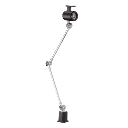 LED Maskinbelysning "VELA" med 400+400 mm arm AC 100V-240V