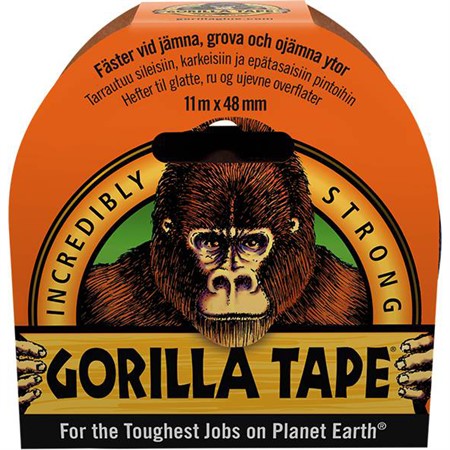 VÄVTEJP GORILLA SVART 48mm x11Meter