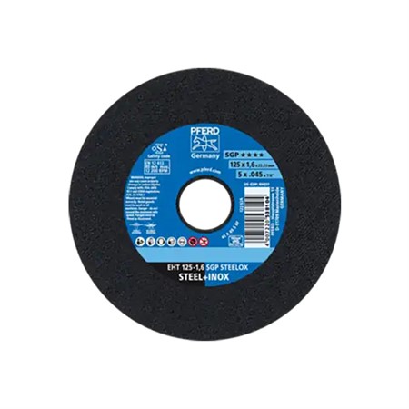 Kapskiva EHT 125x1,6mm A46 | SGP Steelox INOX