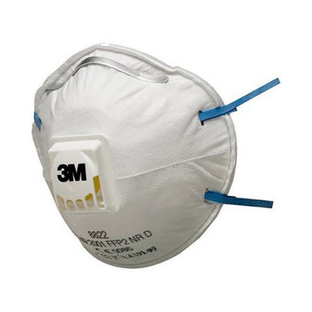 Dammfiltermask med ventil FFP2S | 8822 | 10st/fp