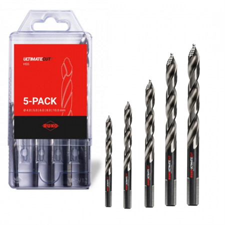 RUKO FlowStep Borrsats 4-10 mm