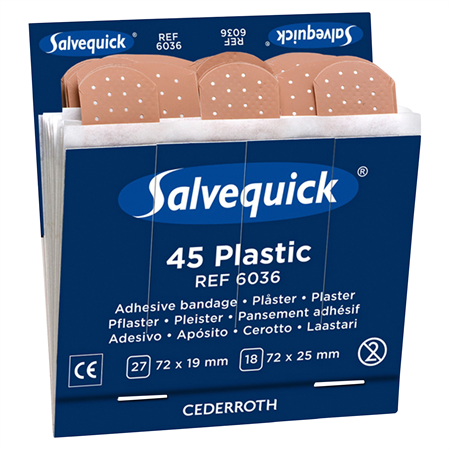 Plastplåster Salvequick (6x45st)